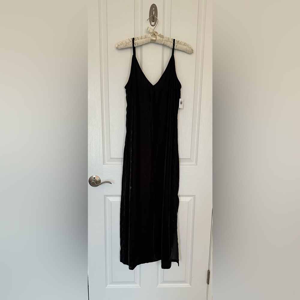 Dark gray sleeveless slip dress Size Small BNWT!